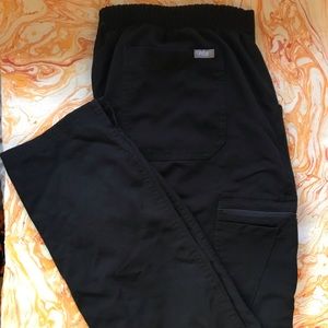 FIGS Black Yola Skinny Pants